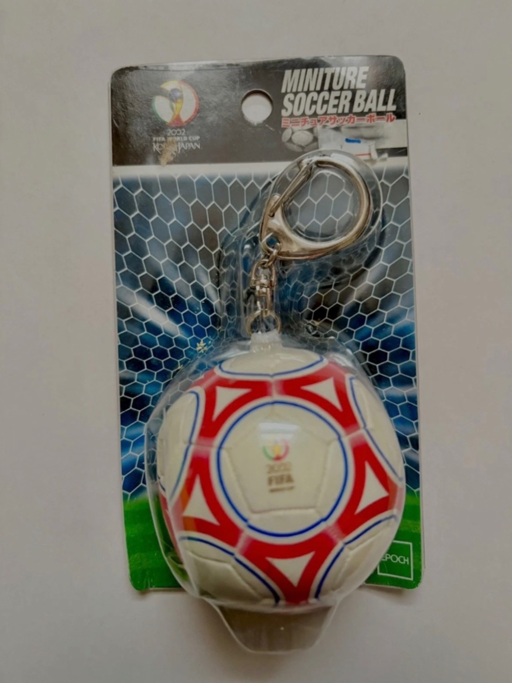 FIFA World Cup Soccer Ball Keychain Japan Korea Keyring Official NEW 2002 Rare